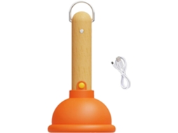 Lâmpada de dormir recarregável por USB, ideal para quarto infantil.