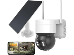 Câmera Wifi 3mp À Prova D'água Ip65 com Rastreamento Humano e Visão Noturna Colorida. SFUSHOS