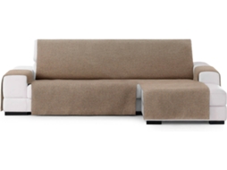 Capa de Chaise Longue Direita EYSA Prática Premium Valeria Tecido Elástico (240 x 80 x 220 cm - Poliéster e Algodão - Beige)