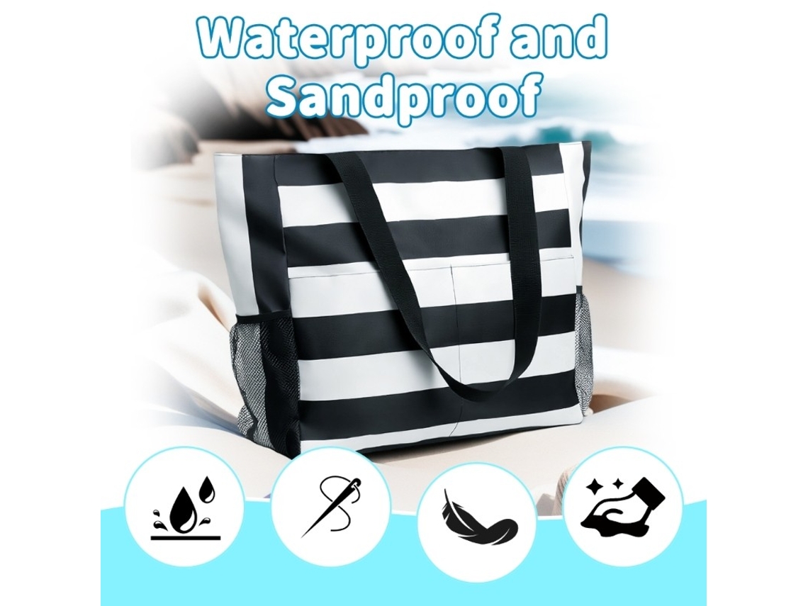 Bolsa De Viagem De Grande Capacidade? Bolsa De Praia Leve Com Vários Bolsos Oem