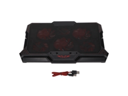 Cooler Para Notebook Gamer, Ultra Fino, Com Velocidade Ajustável E Alimentação Usb.