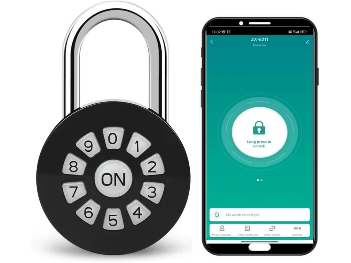 Corrente Bluetooth para Ambientes Externos, Corrente Pequena com Código e Controle por Aplicativo, Recarregável e À Prova de Intempéries Brilvi wer