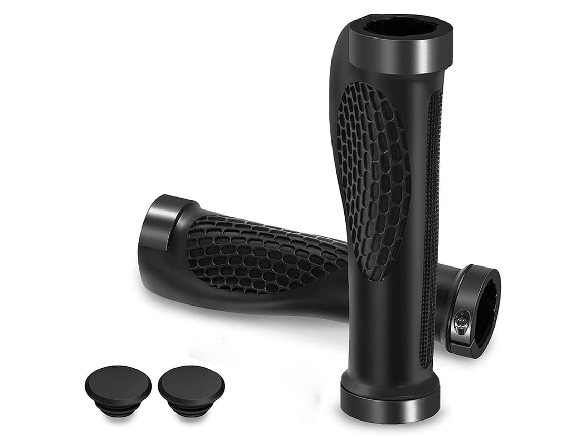 Grips Deguidão De Bicicleta Ergonômico Com Trava Dupla De Alumínio E Borracha Anti-derrapante (adequado Para Guidão De 22 Mm)