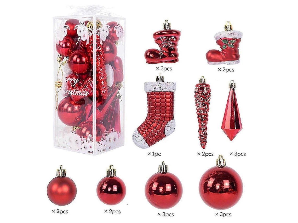 Conjunto De 21 Enfeites De Natal Com Bolas Alienígenas Para Árvore De Natal De 2025 Hengjian