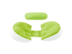 Almofada Gestante Ajustável Espiral 7d, Suporte Duplo Barriga e Lombar, Tecido Respirável para Dormir de Lado Todas Estações STELASPLEN
