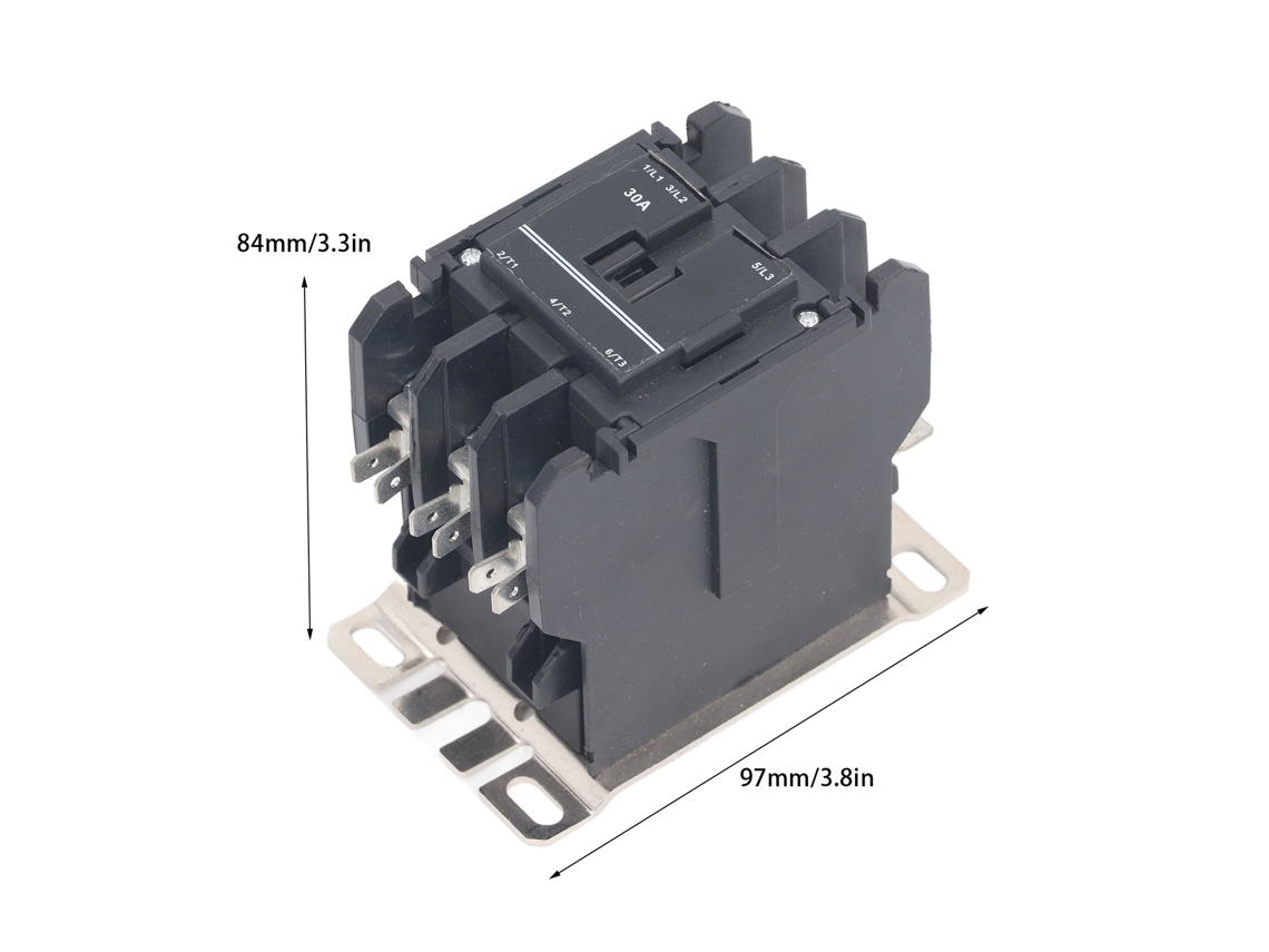 Contator Ac De 30a, 3 Polos, Laxiscreed, Para Condensadores E Compressores De Ar Condicionado