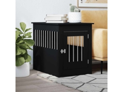 Vidaxl Móvel Casota Para Cão 55x80x68 Cm Derivados De Madeira Preto