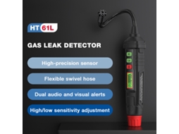 Detector Sem Fio De Vazamento De Gás Ht61l Para Gás Metano E Combustíveis