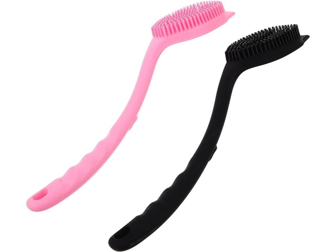 Escova De Silicone Aboofan Para Louça, Com Cabo Longo, Segura Para Limpeza De Superfícies, Ideal Para Limpar Panelas E