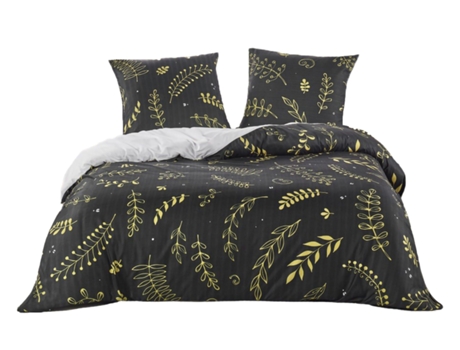 Conjunto de cama de Natal 240 x 220 cm - Preto M'DECO