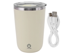 Torrador de café elétrico 350ml, sem vazamentos, mistura automática, amarelo claro LAXISCREED
