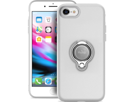 Capa iPhone 6, 6s, 7, 8  Magnet Ring Branco