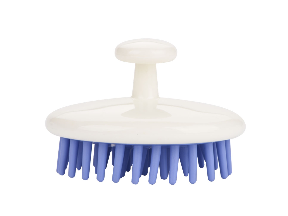 2026 cepillo de Silicona Antideslizante para Massagear o Couro Cabeludo, Lavar Cabelo e Cepillo para Animais de Estimação (roxo)