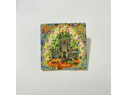 (sagrada Família, Barcelona, Espanha) Ímãs De Geladeira Em Resina, Lembranças Turísticas Da Espanha E Portugal.