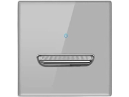 Interruptor De Parede Moderno Em Led, Vidro E Policarbonato Com Função De Reinicialização, Instalação Simples