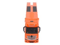 Brinquedo De Reboque Plataforma 1:50 Modelo Estático Em Laranja Para Crianças Acima De 8 Anos