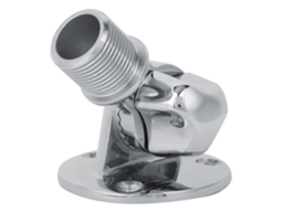 Base De Antena Para Barco Aço Inoxidável 316 Alta Dureza Com Cabeça Rosca 25mm