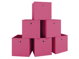 Conjunto de 6 Caixas Dobráveis Caixa Dobrável Boxas VCM