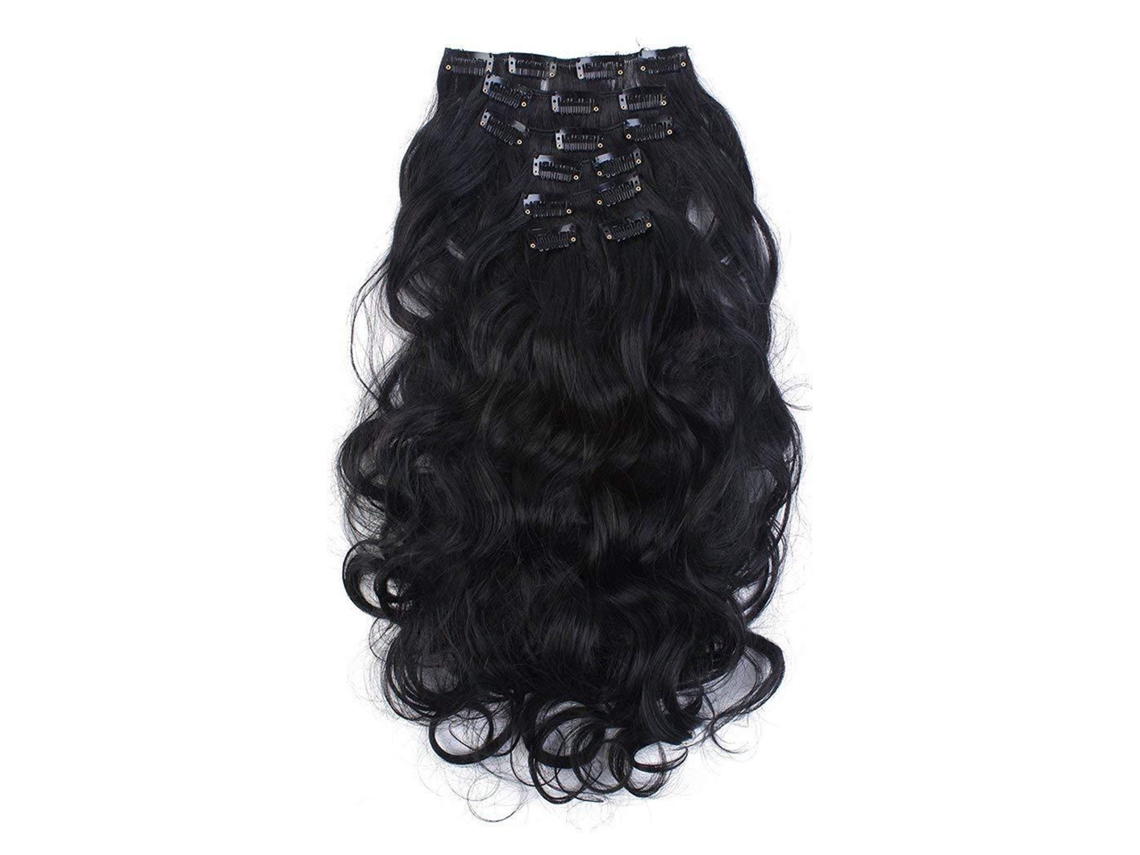 2026 7 Piezas de Extensão de Cabelo Cacheado Longo Resistente Ao Calor 150℃ Clip in, Design Realista, Leve, 50cm