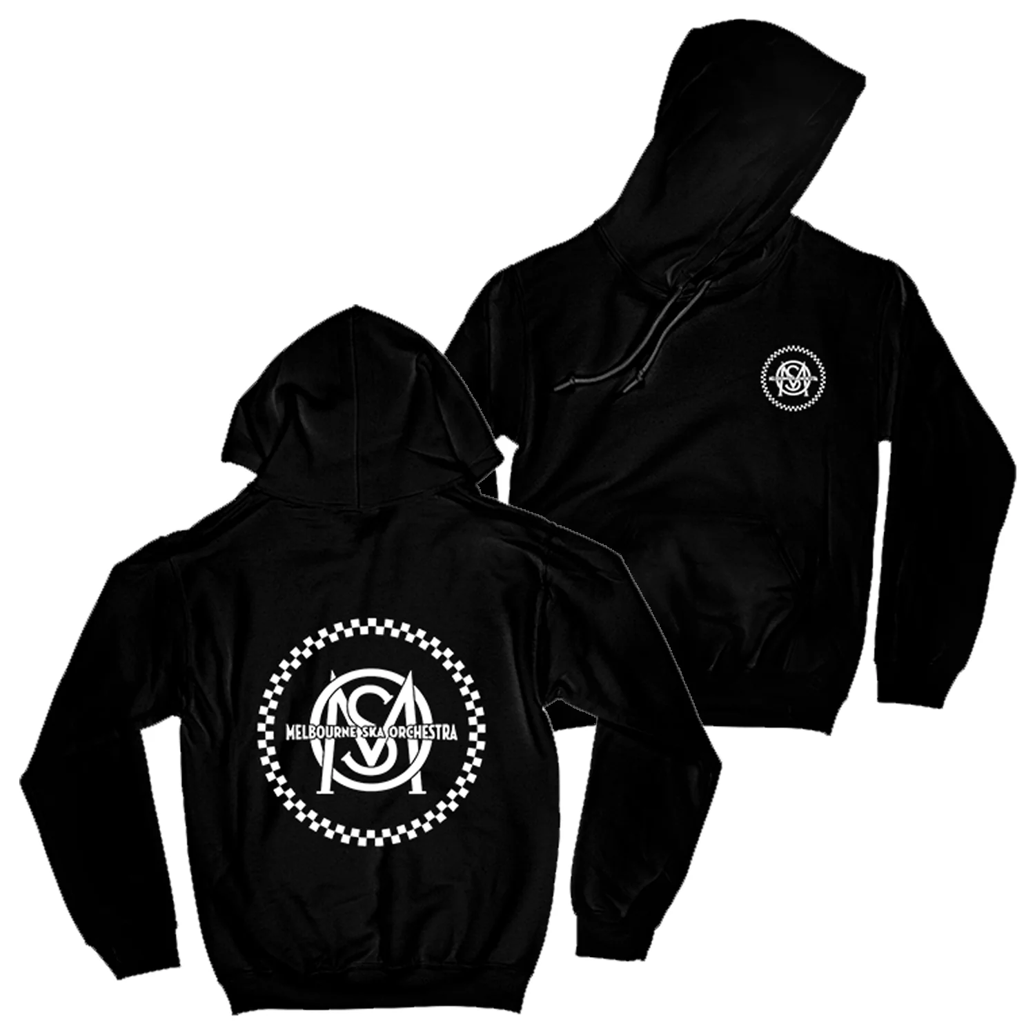 Melbourne Ska Orchestra Logo Pullover Hoodie Rockinstone-m