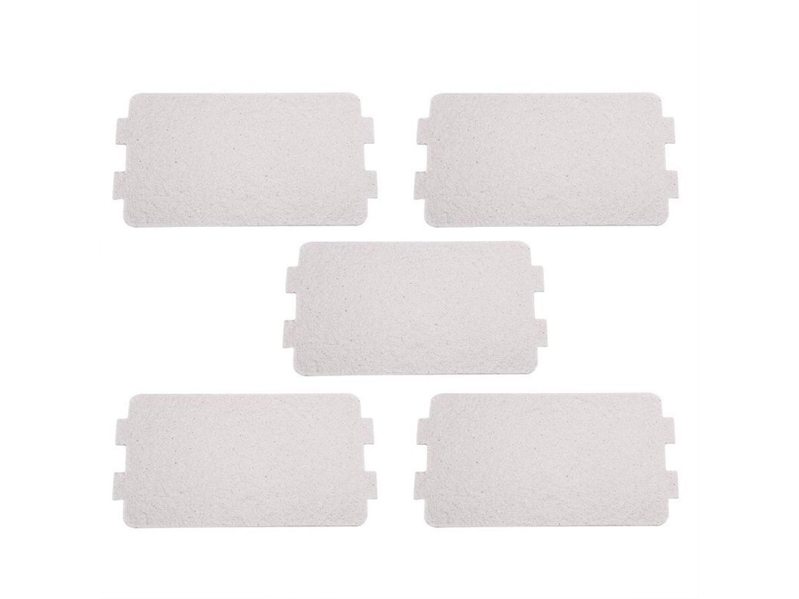 Placa de mica para microondas, resistente ao calor, cortável, 5 peças, para substituição em casa, cozinha, restaurante S/MARCA