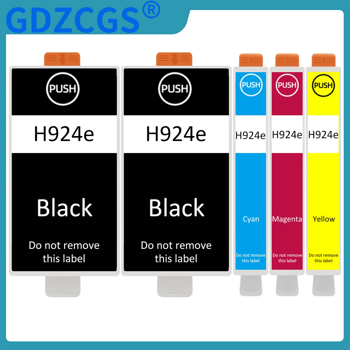Cartucho de Tinta Cmy Bk Bk924 924e 924xl Compatível com Hp Officejet Pro 8135e 8134e 8132e 8122e 8124e 8125e 8120e 8130e MDUG