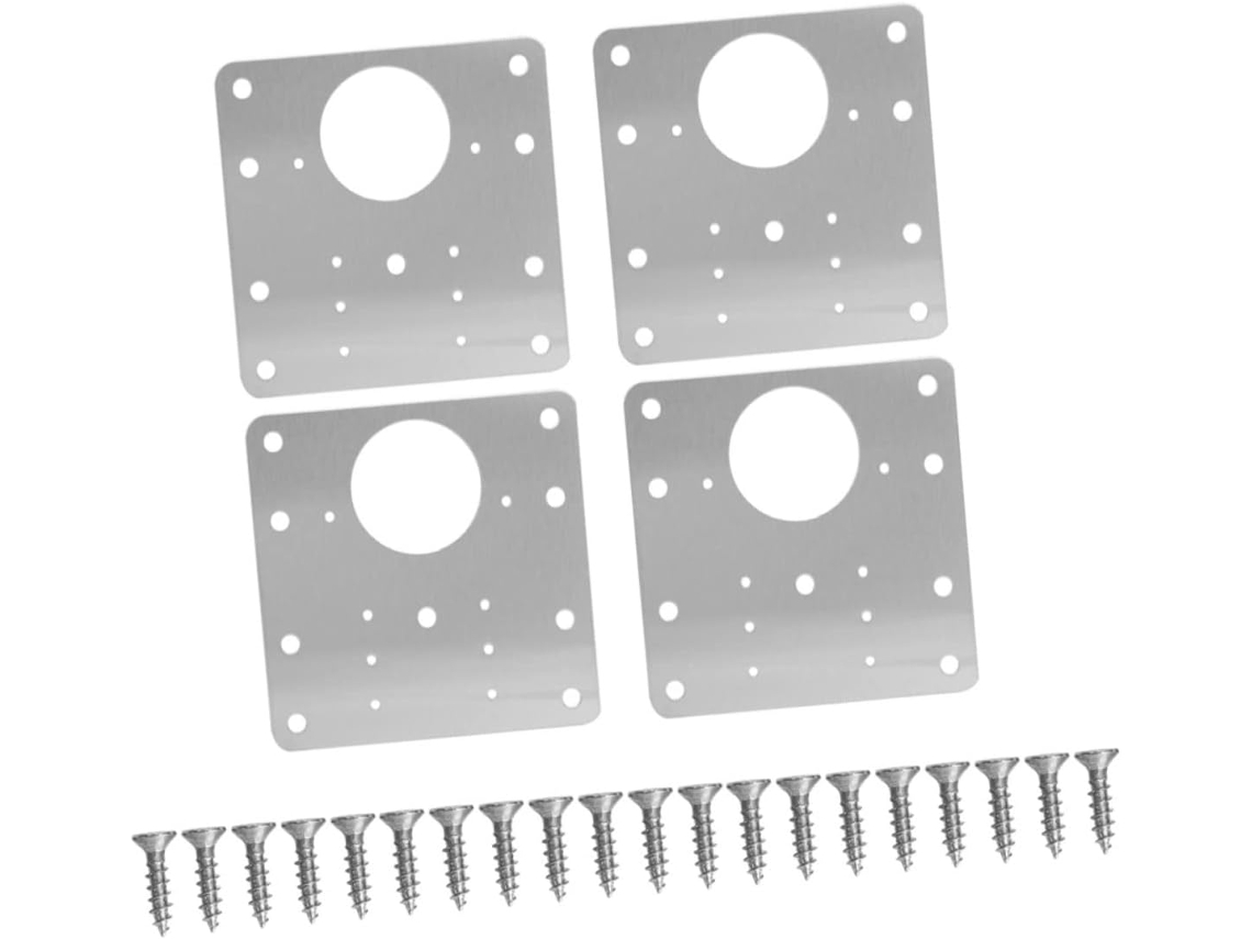 Placas De Reparo Armário Com 4 Peças, Aço Resistente À Corrosão