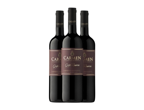 Vinho VIÑA CARMEN Valle del Maipo Grande Reserva (0.75 L - 3 Unidades)