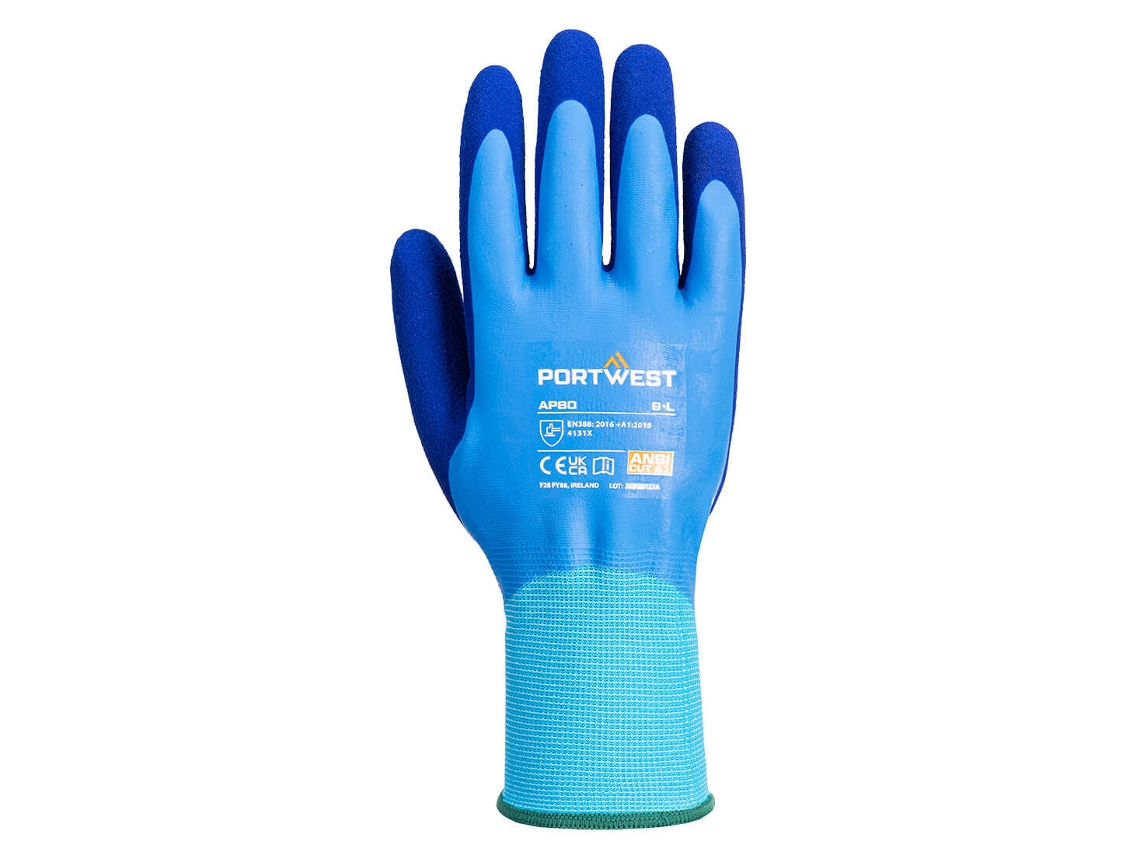 Luva Liquid Pro Proteção Superior Aderência / Azul / M Portwest