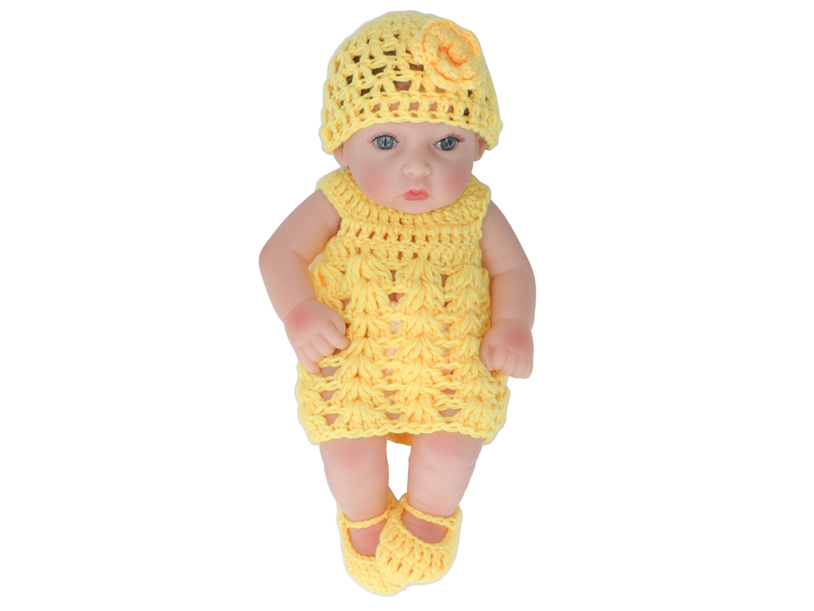 Primerox boneca de Bebê Recém nascido de Silicone 12 Polegadas Realista Fofa Brinquedo de Role Play Presente