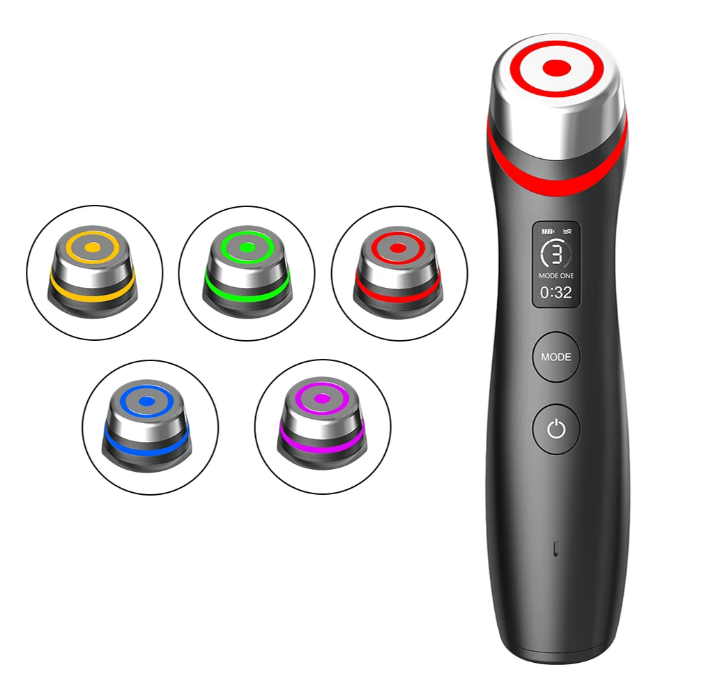 (usb Preto) Massageador Lifting Antienvelhecimento Em Formato De V Para Firmeza Da Pele