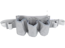Cinto para ferramentas de jardim com 6 bolsas e 2 alças, tecido Oxford impermeável, bolsa ajustável para ferramentas de jardim.