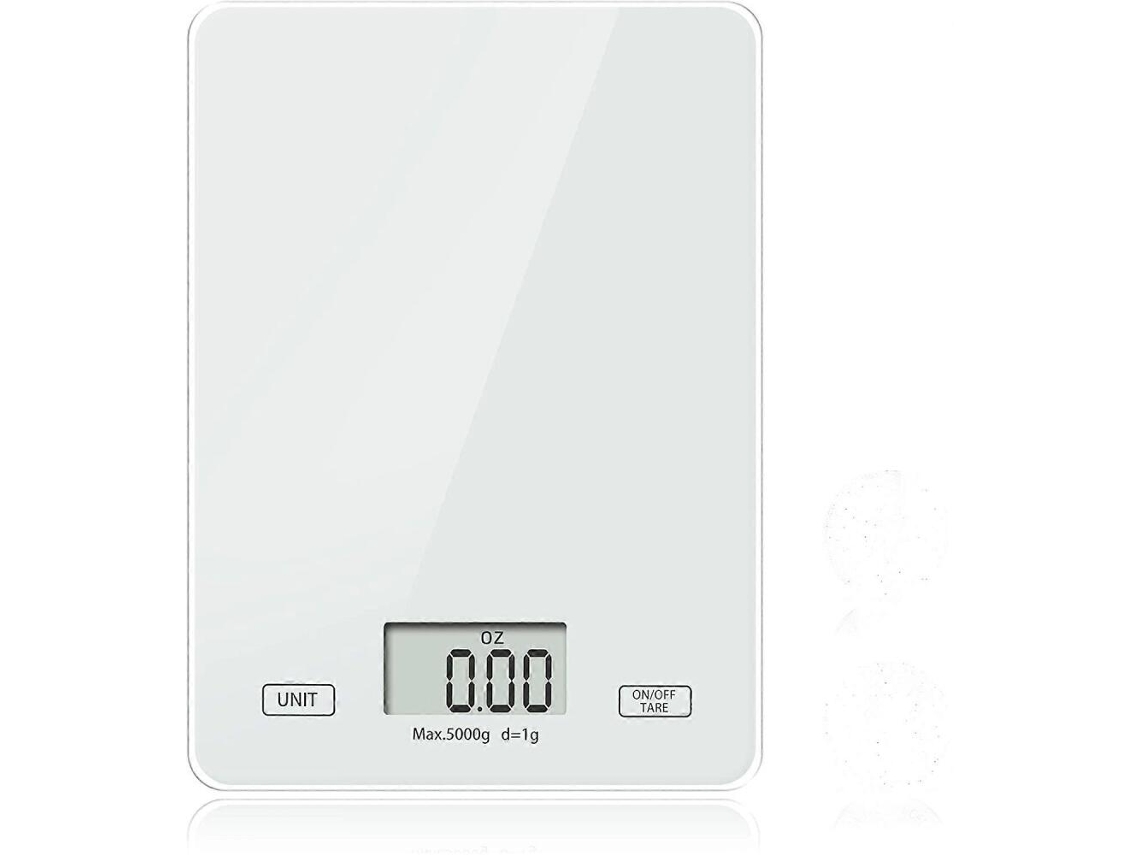 Balança de Cozinha Digital, de Eletrônica com Visor de Vidro AQUAFORGE