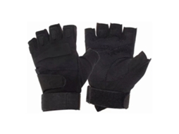 Luvas Meio Dedo para Esportes ao Ar Livre Ciclismo, Moto, Caça, Nylon Preto XL | S/MARCA