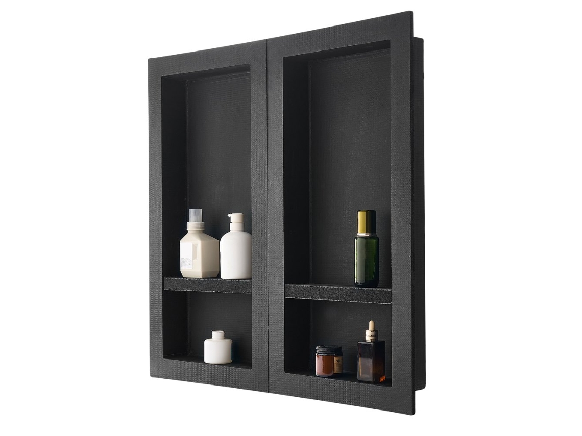 Conjunto De Nichos De Parede Para Duche 40x81cm Impermeáveis Tekmaquinas