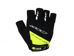 Luvas B-RACE Ciclismo Bump Gel Preto Verde Lima Xl