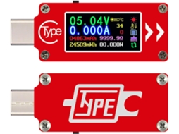 Lifcasual Tc64 Usb Com Display Lcd Tipo-c Voltímetro Amperímetro