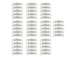 Conector Giratório Rolamento Aço Inox Pesca 50un