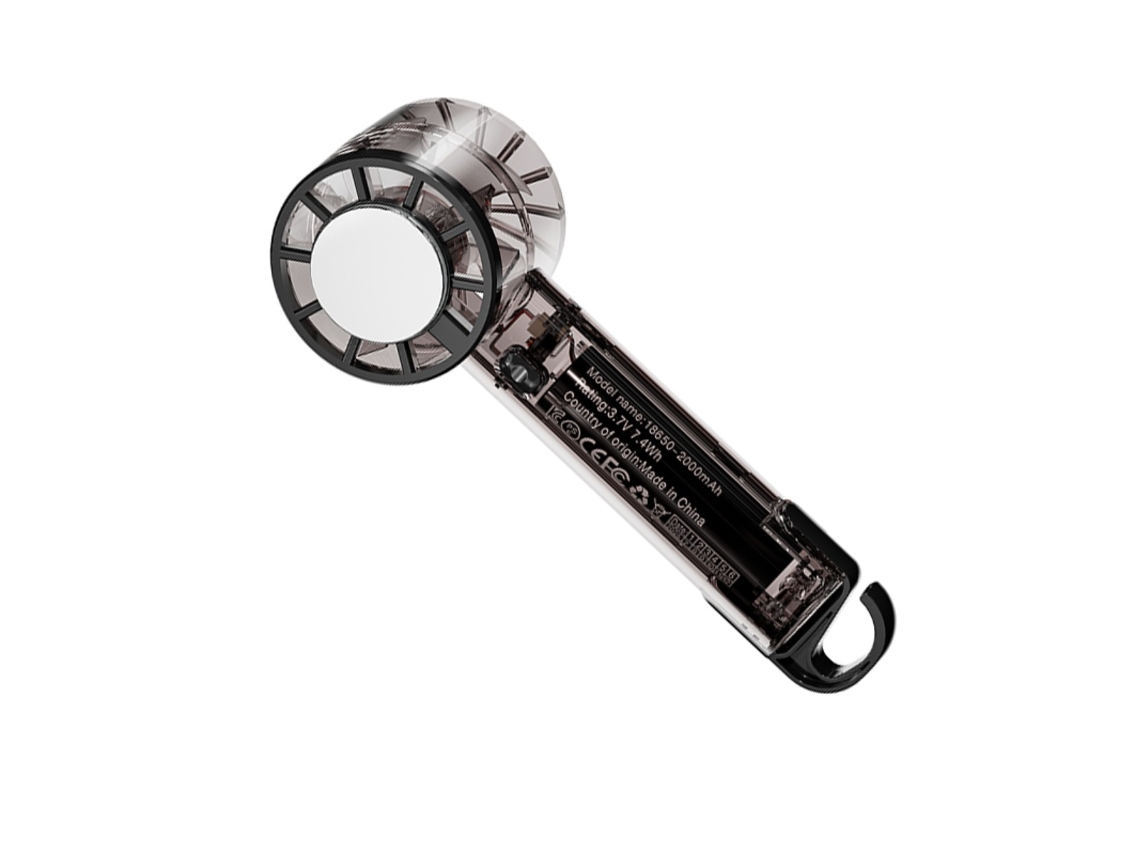 Ventilador para semicondutores, dobrável, com suporte para pescoço BRILVIBERA