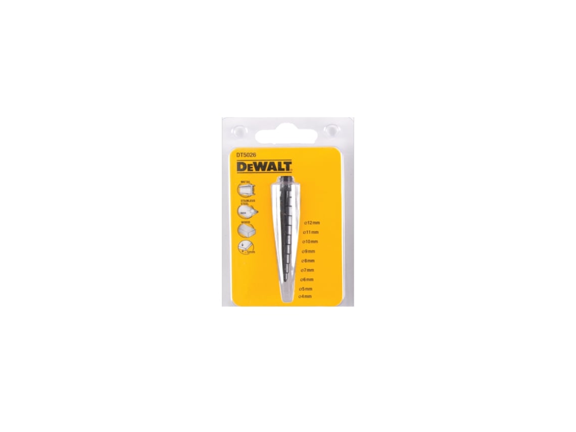 Broca DEWALT Cónica Extreme Impact (4 - 12 mm)