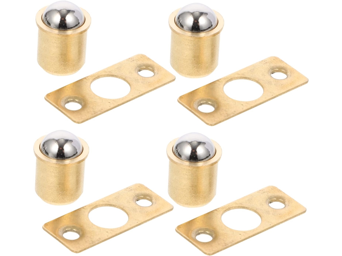 Conjunto De 10-fechos Ajustáveis Cobre Portas Armários, Com Trava De Esfera E Rolo, Armários De Cozinha E