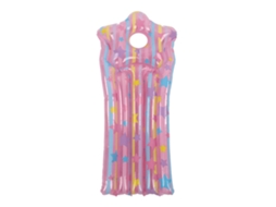 Colchão Inflável Piscina 130x60cm PVC Anti vazamento Rosa S/MARCA