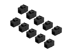 Conjunto De 10 Conectores Rj45 Keystone Jack Cat6 Para Extensão Rede Ethernet Lan Cat 6.-aquaforge