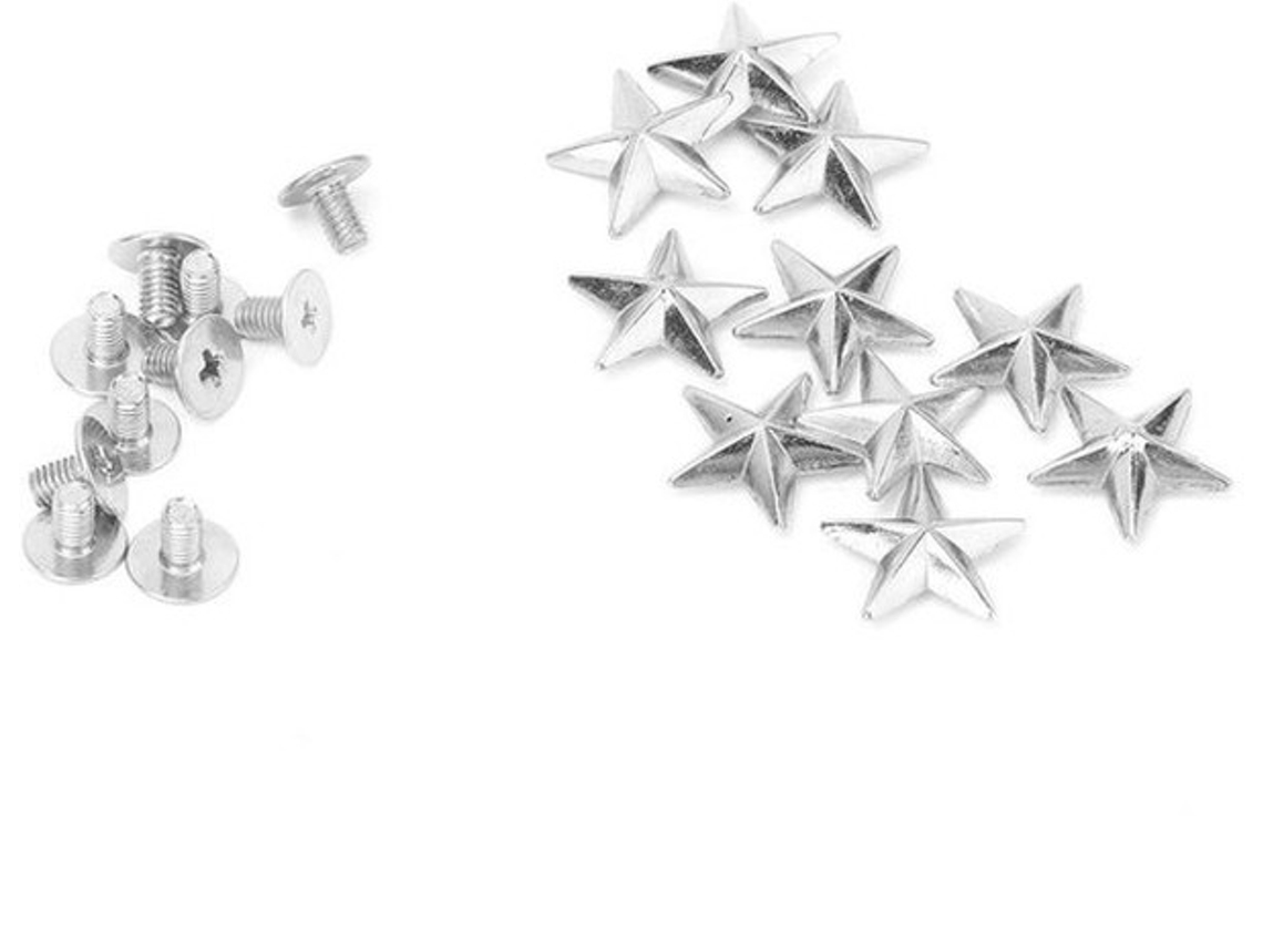 Rivets Metálicos 14mm - 10 Conjuntos - Rivets De Estampa - Rivets De Pele - Acessórios Decorativos - Chumbo - Durável - Estudas Decorativos
