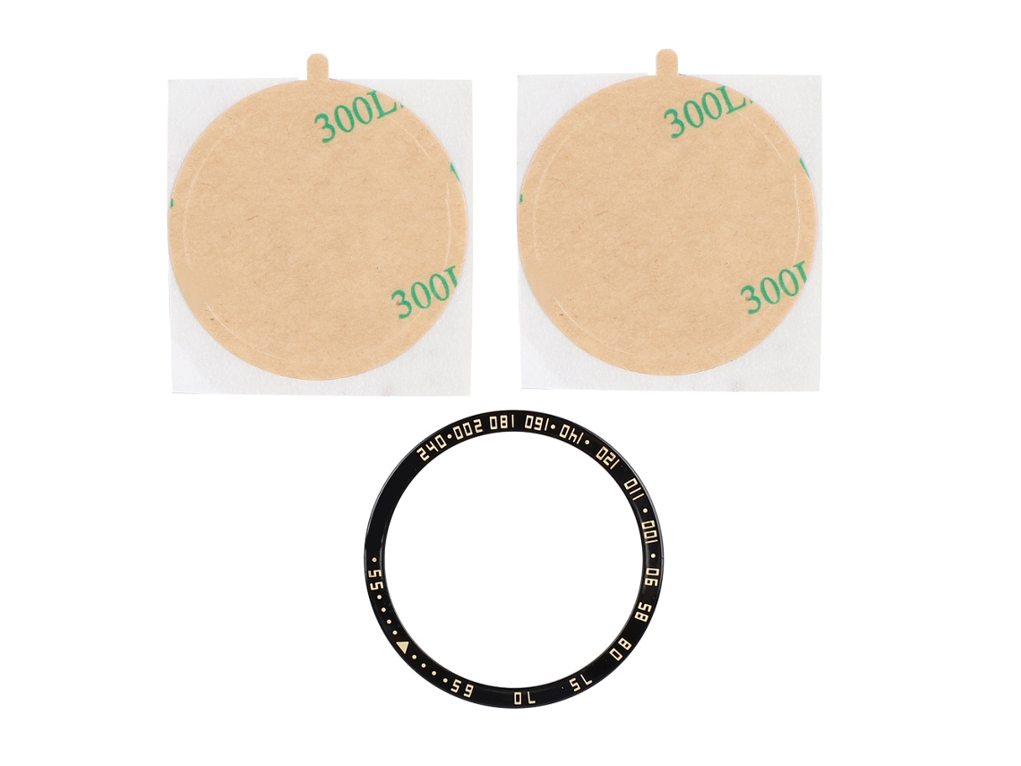 Aro de Aço para Samsung Galaxy Watch 42mm em ouro preto