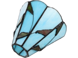 Difusor de Luz Decorativo em Vidro Azul Estilo Vitoriano para Luminárias de Parede, Teto e Pendentes. SFUSHOS