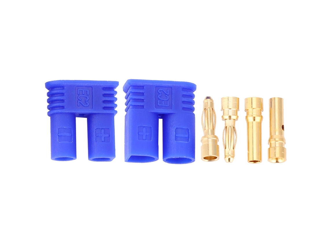 Laxiscreed Bateria De Lítio Ec2 Para Modelismo, Conector De 2mm