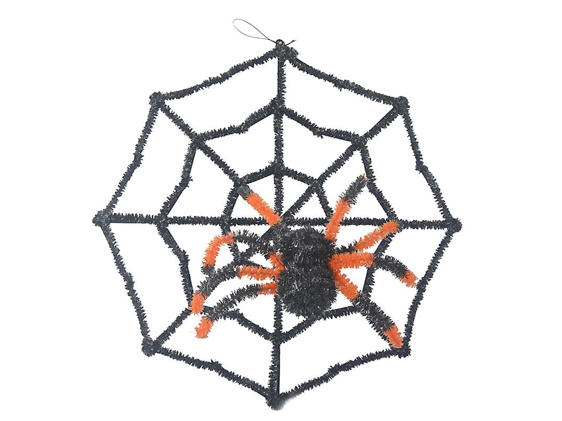 2 Peças de Decoração de Aranha de Plástico para Decorações de Halloween ALLINLESS