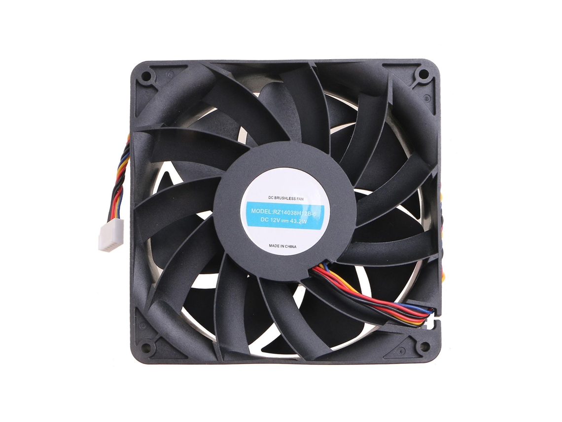 Ventilador Refrigerador De Cpu Rz14038h12b-6 Ventilador De Resfriamento Silencioso De 6 Pinos Para Dc 12v 43.2w 6000r 4 Wi