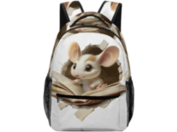 Mochila Natal Com Cachorro Para Meninos, Escolar Infantil Estampa Animais, Casual Viagens